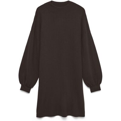 Vero Moda, Damen, Kleider, Vmnancy Ls Funnelneck Dress Noos, Braun, (S) Vero Moda, Damen, Kleider, Vmnancy Ls Funnelneck Dress Noos, Braun, (S)
