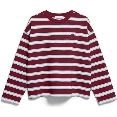 Armedangels, Damen, Pullover, Sweater ICONIC FRANKAA, Blau, Rot, (M) Armedangels, Damen, Pullover, Sweater ICONIC FRANKAA, Blau, Rot, (M)
