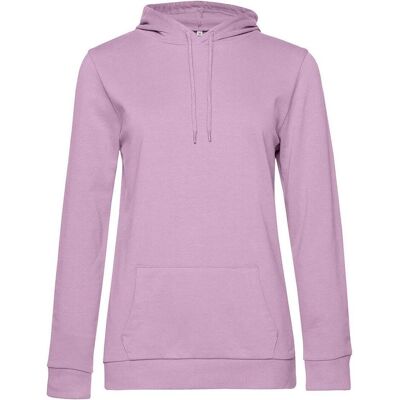B&C, Damen, Pullover, Damen Hoodie aus French Terry, Pink, (M) B&C, Damen, Pullover, Damen Hoodie aus French Terry, Pink, (M)