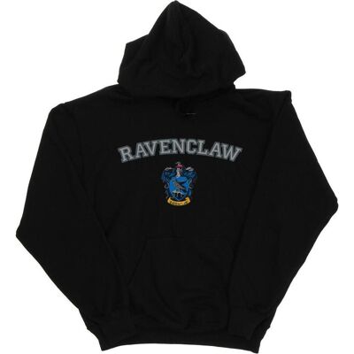 Harry Potter, Damen, Pullover, Ravenclaw Crest Kapuzenpullover, Schwarz, (M) Harry Potter, Damen, Pullover, Ravenclaw Crest Kapuzenpullover, Schwarz, (M)