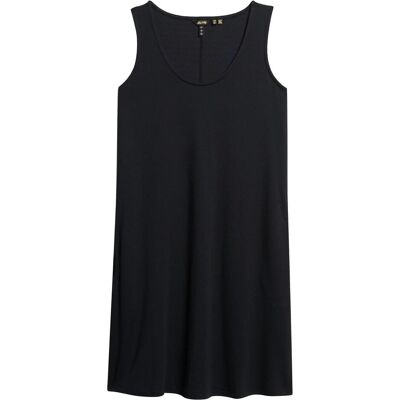 Superdry, Damen, Kleider, Ärmelloses Minikleid, Schwarz, (S) Superdry, Damen, Kleider, Ärmelloses Minikleid, Schwarz, (S)
