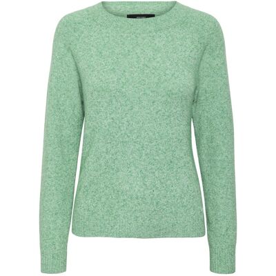 Vero Moda, Damen, Pullover, Lässiges Langarmbluse, Grün, (XS) Vero Moda, Damen, Pullover, Lässiges Langarmbluse, Grün, (XS)