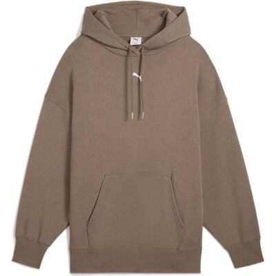 Puma Damen, Pullover, WARDROBE ESS Over-Oversized Hoodie TR, Braun, (XL) Puma Damen, Pullover, WARDROBE ESS Over-Oversized Hoodie TR, Braun, (XL)