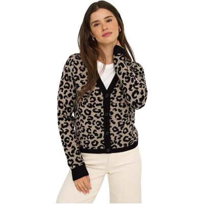 Only, Damen, Pullover, Onlleo Ls V-Neck Cardigan Knt Noos, Mehrfarbig, Schwarz, (XS) Only, Damen, Pullover, Onlleo Ls V-Neck Cardigan Knt Noos, Mehrfarbig, Schwarz, (XS)