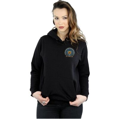 Dc Comics, Damen, Pullover, Batman Gotham Police Dept Brust Druck Hoodie, Schwarz, (S) Dc Comics, Damen, Pullover, Batman Gotham Police Dept Brust Druck Hoodie, Schwarz, (S)