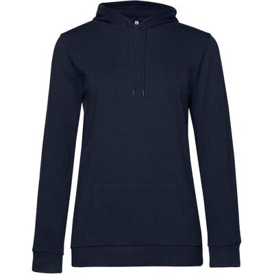 B&C, Damen, Pullover, Damen Hoodie aus French Terry, Blau, (3XL) B&C, Damen, Pullover, Damen Hoodie aus French Terry, Blau, (3XL)