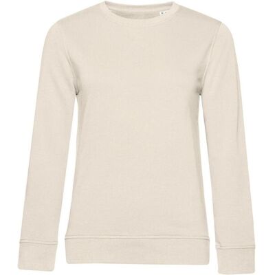 B&C, Damen, Pullover, Organic French Terry, Weiss, (XS) B&C, Damen, Pullover, Organic French Terry, Weiss, (XS)