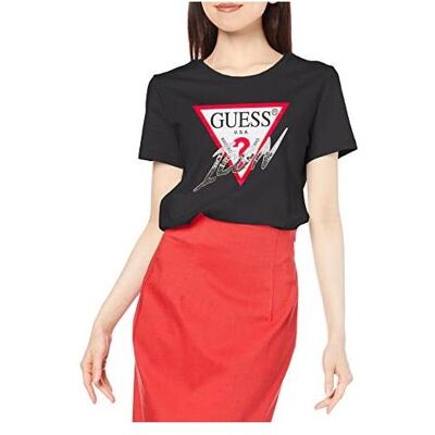 Guess Damen, Shirts, Damen Shirt Gold/schwarz/weiss/rot S, Gold, Rot, Weiss, Schwarz, (S) Guess Damen, Shirts, Damen Shirt Gold/schwarz/weiss/rot S, Gold, Rot, Weiss, Schwarz, (S)