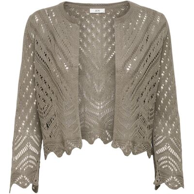 JdY, Damen, Pullover, Jdysun 3/4 Cropped Cardigan Knt Noos, Braun, (M) JdY, Damen, Pullover, Jdysun 3/4 Cropped Cardigan Knt Noos, Braun, (M)