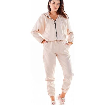 Awama Beige XL Sweatshirt - Sweatshirt Awama Beige XL Sweatshirt - Sweatshirt