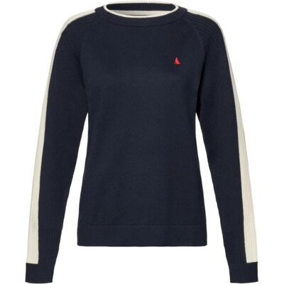 Musto, Damen, Pullover, Marine Crew, Blau, (M) Musto, Damen, Pullover, Marine Crew, Blau, (M)