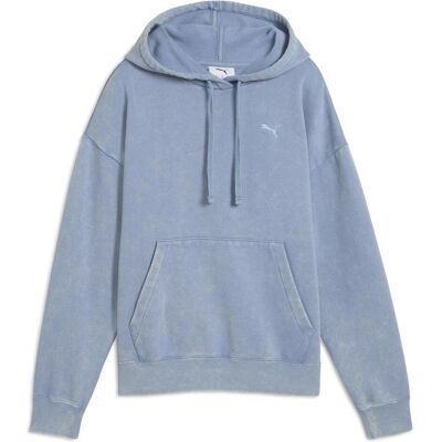 Puma Damen, Pullover, ESS ELEVATED Relaxed Wash Hoodie FL, Blau, (XXL) Puma Damen, Pullover, ESS ELEVATED Relaxed Wash Hoodie FL, Blau, (XXL)