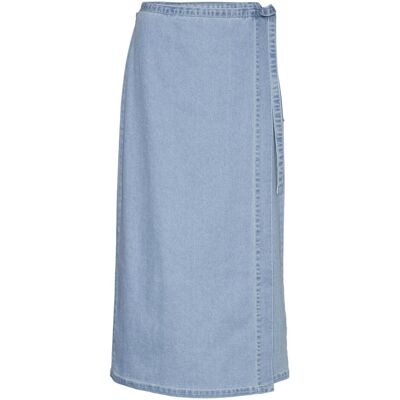 Vero Moda, Damen, Röcke, VMZINNIA Langer Rock Jeansrock, Blau, (L) Vero Moda, Damen, Röcke, VMZINNIA Langer Rock Jeansrock, Blau, (L)