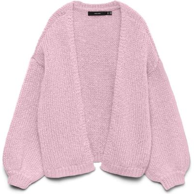 Vero Moda, Damen, Pullover, Vmmaybe Ls Open Cardigan Noos, Pink, Rosa, (L) Vero Moda, Damen, Pullover, Vmmaybe Ls Open Cardigan Noos, Pink, Rosa, (L)
