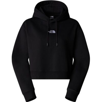 North Face, Damen, Pullover, Women's Essential Crop Hoodie, Schwarz, (M) North Face, Damen, Pullover, Women's Essential Crop Hoodie, Schwarz, (M)