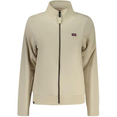 Norway 1963, Damen, Pullover, Beige Cotton Sweatshirt, Beige, (M) Norway 1963, Damen, Pullover, Beige Cotton Sweatshirt, Beige, (M)