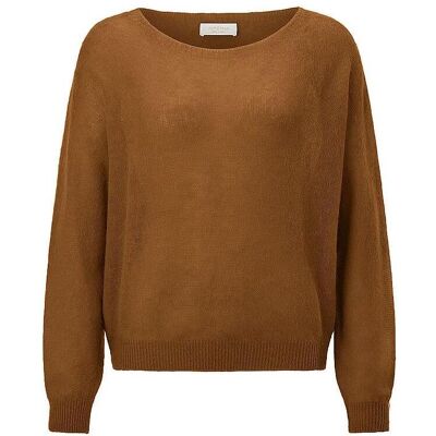Rich & Royal, Damen, Pullover, 2602-173, Braun, (XL) Rich & Royal, Damen, Pullover, 2602-173, Braun, (XL)
