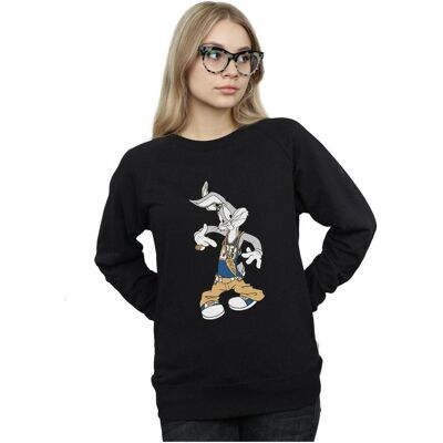 Looney Tunes, Damen, Pullover, Rapper Sweatshirt, Schwarz, (M) Looney Tunes, Damen, Pullover, Rapper Sweatshirt, Schwarz, (M)