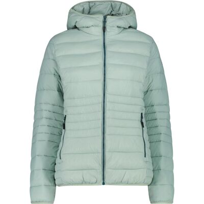 CMP Campagnolo, Damen, Winterjacken, Women's Down Jacket Fix Hood 35K4076, Grün, Türkis, Grau, (XS) CMP Campagnolo, Damen, Winterjacken, Women's Down Jacket Fix Hood 35K4076, Grün, Türkis, Grau, (XS)