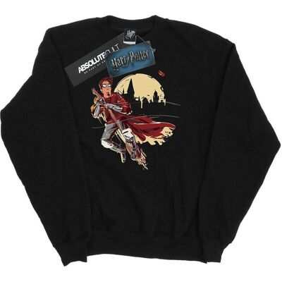 Harry Potter, Damen, Pullover, Quidditch Seeeker Sweatshirt, Schwarz, (M) Harry Potter, Damen, Pullover, Quidditch Seeeker Sweatshirt, Schwarz, (M)