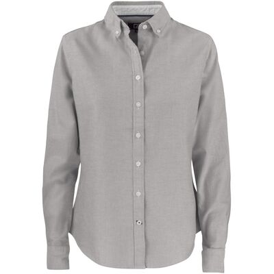 Cutter & Buck, Damen, Hemden, Belfair Oxford Shirt Ladies, Grau, (M) Cutter & Buck, Damen, Hemden, Belfair Oxford Shirt Ladies, Grau, (M)