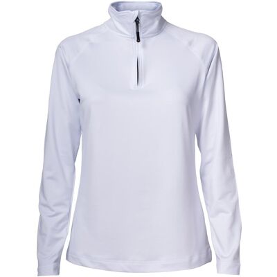 Cutter & Buck, Damen, Pullover, Coos Bay Half Zip Ladies, Weiss, (S) Cutter & Buck, Damen, Pullover, Coos Bay Half Zip Ladies, Weiss, (S)