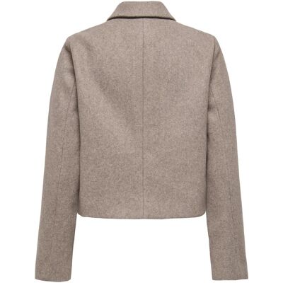 Only, Damen, Mäntel, Onlvela Zip Short Jacket Otw, Grau Only, Damen, Mäntel, Onlvela Zip Short Jacket Otw, Grau