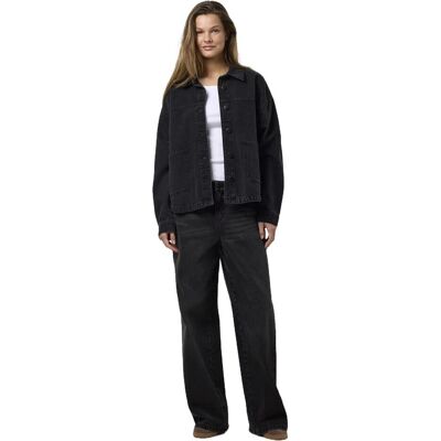 Noisy May, Damen, Leichte Jacken, Relaxed Fit Jeansjacke, Schwarz, (XS) Noisy May, Damen, Leichte Jacken, Relaxed Fit Jeansjacke, Schwarz, (XS)