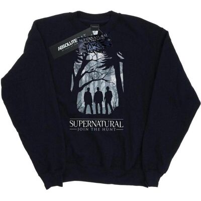 Supernatural, Damen, Pullover, Group Outline Sweatshirt, Schwarz, (M) Supernatural, Damen, Pullover, Group Outline Sweatshirt, Schwarz, (M)