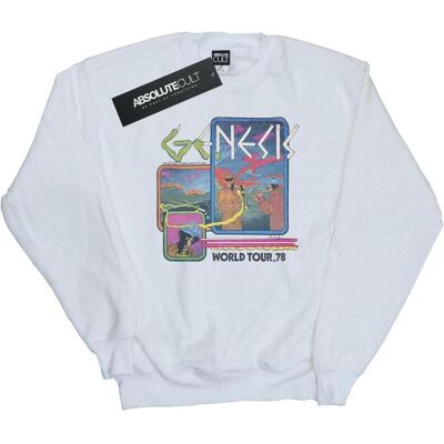 Absolute Cult, Damen, Pullover, World Tour 78 Sweatshirt, Weiss, (XXL) Absolute Cult, Damen, Pullover, World Tour 78 Sweatshirt, Weiss, (XXL)