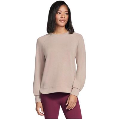 Skechers Damen, Pullover, Crewneck-Pullover, Beige, (XL) Skechers Damen, Pullover, Crewneck-Pullover, Beige, (XL)