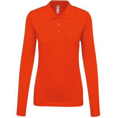 Kariban Orange Langarm Polo - Piqué Kariban Orange Langarm Polo - Piqué