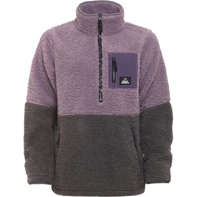 Horsefeathers, Damen, Pullover, Women's Elvira Sweatshirt, Grau, Violett, (L) Horsefeathers, Damen, Pullover, Women's Elvira Sweatshirt, Grau, Violett, (L)