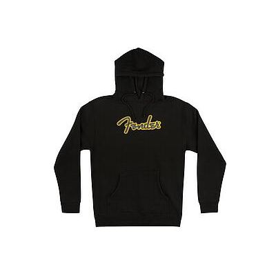 Fender Pullover, Yellow Stitch Logo Hoodie bk XXL, Schwarz, (XXL) Fender Pullover, Yellow Stitch Logo Hoodie bk XXL, Schwarz, (XXL)