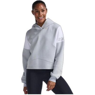 2XU, Damen, Pullover, Form Spliced Crop, Mehrfarbig, Weiss, (L) 2XU, Damen, Pullover, Form Spliced Crop, Mehrfarbig, Weiss, (L)