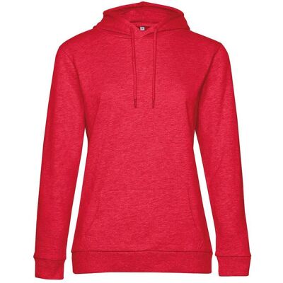 B&C, Damen, Pullover, Damen Hoodie aus French Terry, Rot, (L) B&C, Damen, Pullover, Damen Hoodie aus French Terry, Rot, (L)