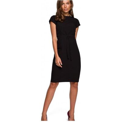 Stylove, Damen, Kleider, Alltagskleid, Schwarz, (L) Stylove, Damen, Kleider, Alltagskleid, Schwarz, (L)