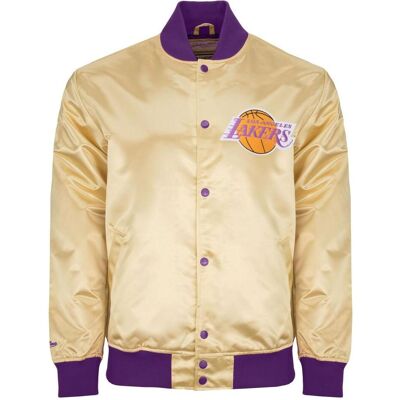 Mitchell & Ness, Damen, Leichte Jacken, M&N Lightweight Satin Jacke - Los Angeles Lakers gold - XXL, Gold, (XXL) Mitchell & Ness, Damen, Leichte Jacken, M&N Lightweight Satin Jacke - Los Angeles Lakers gold - XXL, Gold, (XXL)