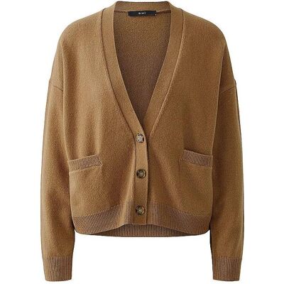 Oui, Damen, Pullover, Cardigan, Braun, (34) Oui, Damen, Pullover, Cardigan, Braun, (34)