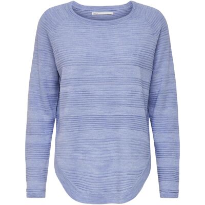 Only, Damen, Pullover, Onlcaviar Ls Pullover Cs Knt, Blau, (M) Only, Damen, Pullover, Onlcaviar Ls Pullover Cs Knt, Blau, (M)