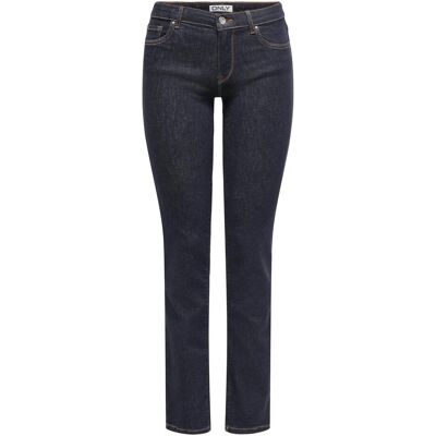 Only, Damen, Jeans, Gerade geschnitten Mittlere Taille Jeans Straight-Fit jeans, Blau, (W29/L32) Only, Damen, Jeans, Gerade geschnitten Mittlere Taille Jeans Straight-Fit jeans, Blau, (W29/L32)