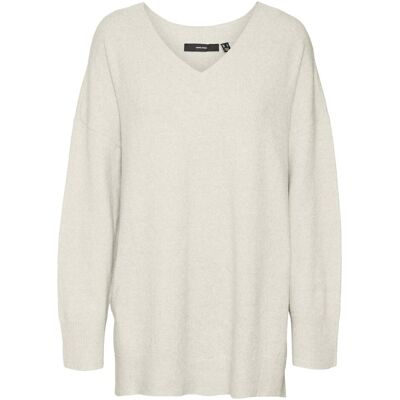 Vero Moda, Damen, Pullover, VMDOFFY LS LONG V-NECK PULLOVER GA BOO Strickpullover, Grün, (M) Vero Moda, Damen, Pullover, VMDOFFY LS LONG V-NECK PULLOVER GA BOO Strickpullover, Grün, (M)