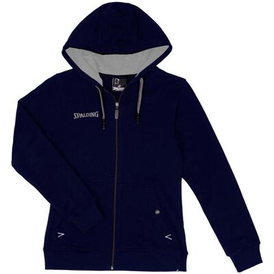 Spalding, Damen, Pullover, Flow Hoody Zipper Jacket Damen, Blau, (L) Spalding, Damen, Pullover, Flow Hoody Zipper Jacket Damen, Blau, (L)
