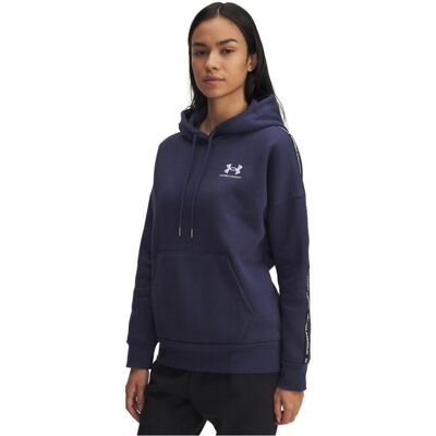 Under Armour, Damen, Pullover, Icon Fleece Taped Hoodie Damen, Blau, (M) Under Armour, Damen, Pullover, Icon Fleece Taped Hoodie Damen, Blau, (M)