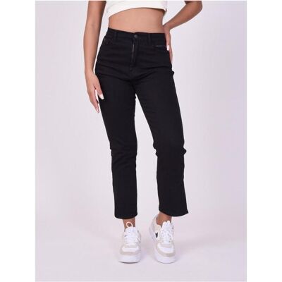 Pro-Ject X Paris, Damen, Jeans, gerade röhrenjeans it schlitz für daen, Schwarz, (M) Pro-Ject X Paris, Damen, Jeans, gerade röhrenjeans it schlitz für daen, Schwarz, (M)