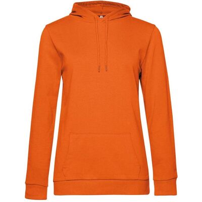 B&C, Damen, Pullover, Damen Hoodie aus French Terry, Orange, (XS) B&C, Damen, Pullover, Damen Hoodie aus French Terry, Orange, (XS)