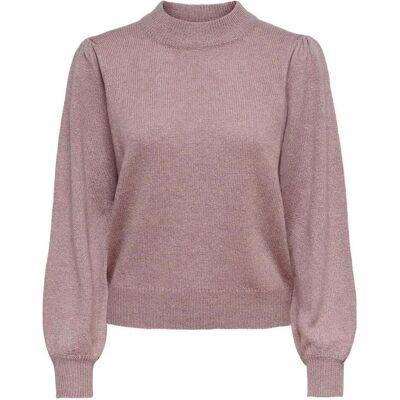 JdY, Damen, Pullover, Gestrickter Pullover, Rosa, (L) JdY, Damen, Pullover, Gestrickter Pullover, Rosa, (L)
