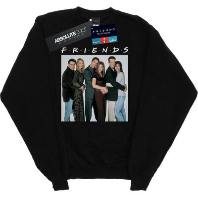 Friends, Damen, Pullover, Group Photo Hugs Sweatshirt, Schwarz, (M) Friends, Damen, Pullover, Group Photo Hugs Sweatshirt, Schwarz, (M)