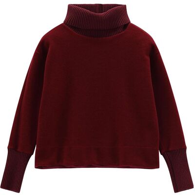 Jeanne Baret, Damen, Pullover, Wallis, Rot, Schwarz, (XXS) Jeanne Baret, Damen, Pullover, Wallis, Rot, Schwarz, (XXS)
