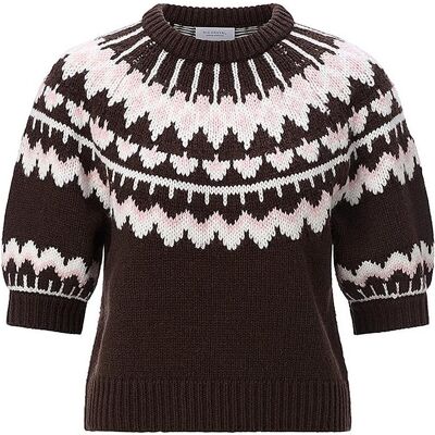 Rich & Royal, Damen, Pullover, 2608-107, Braun, (L) Rich & Royal, Damen, Pullover, 2608-107, Braun, (L)